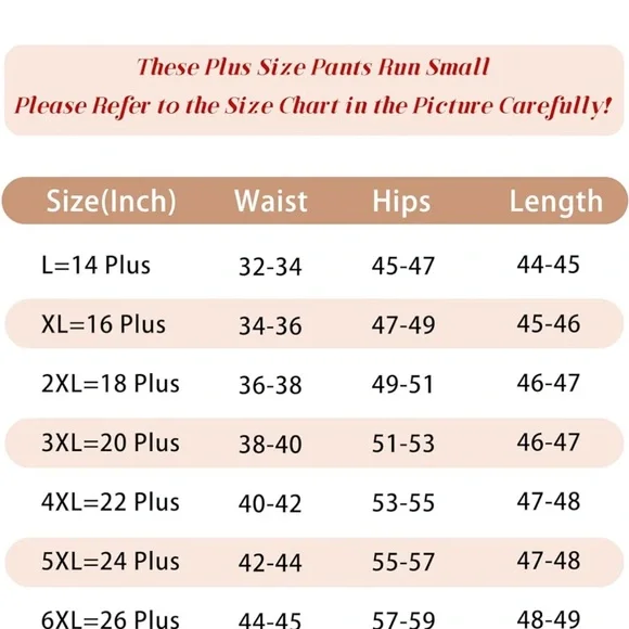 NWT Plus Size Pants for Women SZ 14w - Picture 5 of 8